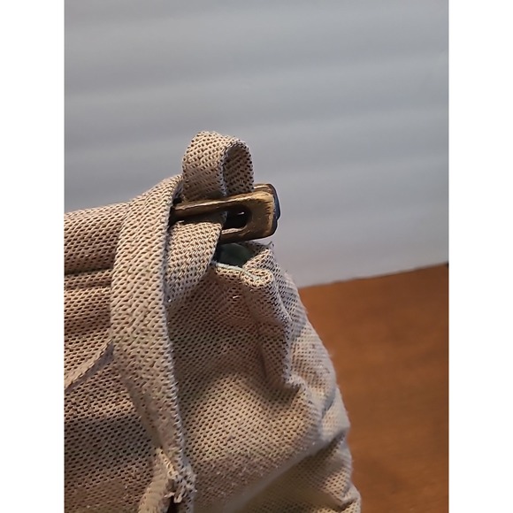 Vintage TOBY WESTON USA Cream Tan‎ CANVAS Bohemian California - Picture 12 of 15